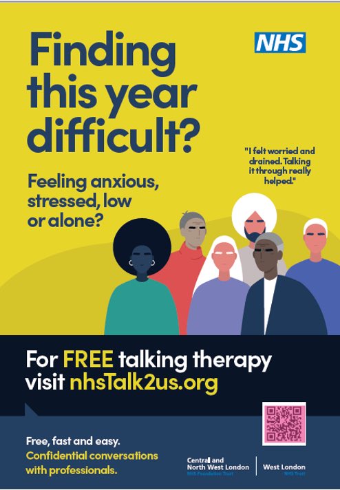 .@NICEComms has revised its guidance for treatment of less severe #depression to bolster treatment choice and emphasise role of non-pharmacological approaches. Patients in Ealing, Hounslow or H&F can self refer to our #TalkingTherapies teams - nhstalk2us.org @EalingIAPT