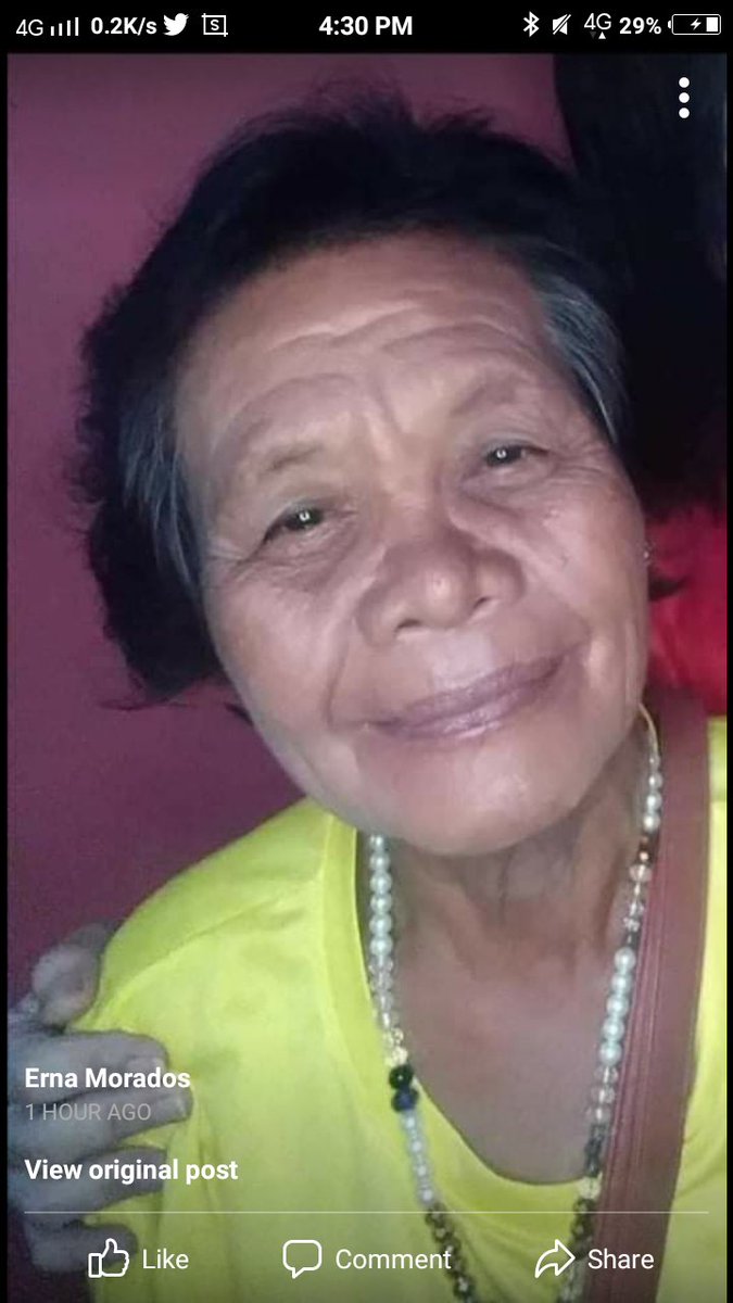 ElmoIsValor's tweet photo. Please share para makita na si Nanay. #ctto https://t.co/MYw0gcRVB4