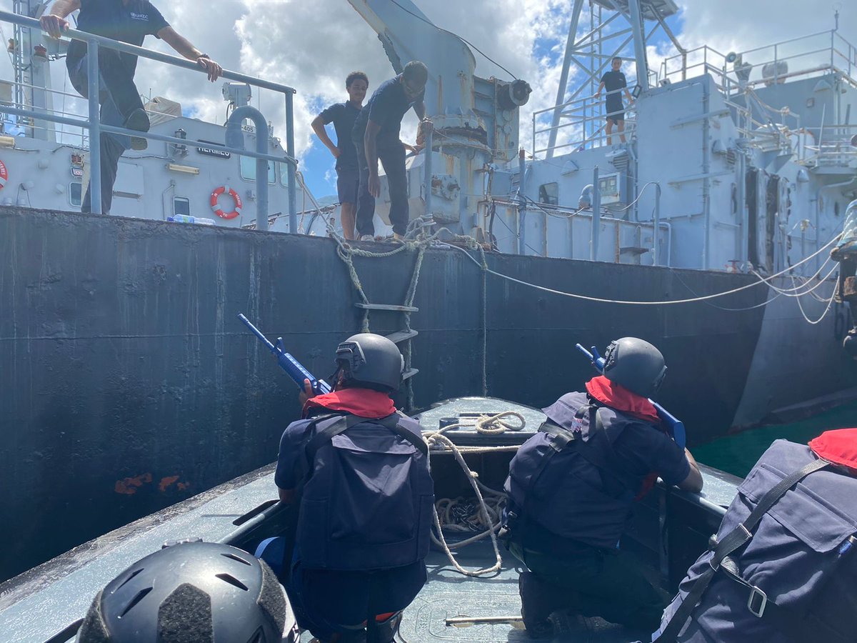 In #Seychelles, #VBSS training for 18 #MLE Officers from #Mogadishu, #Bossaso and #Berbera is underway. The training is focused on the enhancement of #operationalcooperation and standardization of boarding procedures. @StateINL @UNODC_EA @MiwaKatoEmpower