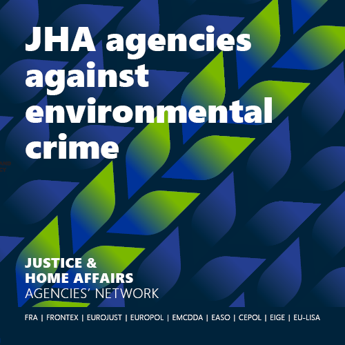 Frontex's tweet photo. #JHAagencies help make 🇪🇺 a safer and better home for all of us. 

Do you know how we contribute to fighting environmental crime? 🌍

Check our latest report ➡️https://t.co/HseJBofWuW

#EUGreenDeal #StrongerTogether #EMPACT https://t.co/7Br4sCLUtF