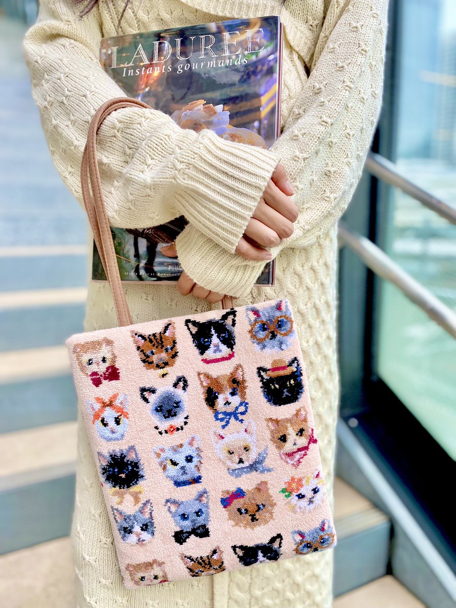 フェイラー極美品　フェイラー　ラブリーキャッツ　猫　トートバッグ