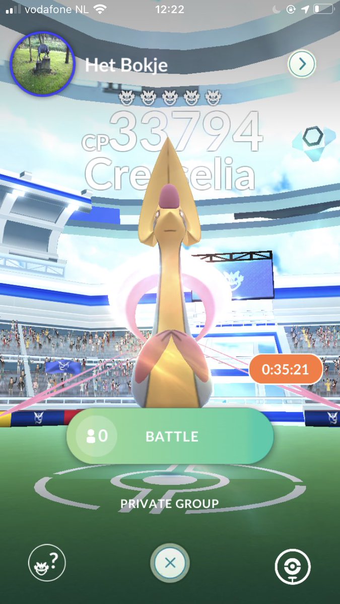 NXFTYXD's tweet photo. Cresselia raid now need to be online 4772 6617 3450 #PokemonGo #PokemonGOraid #PokemonGoRaids #Cresselia #CresseliaRiads https://t.co/6klRLr0yJ5