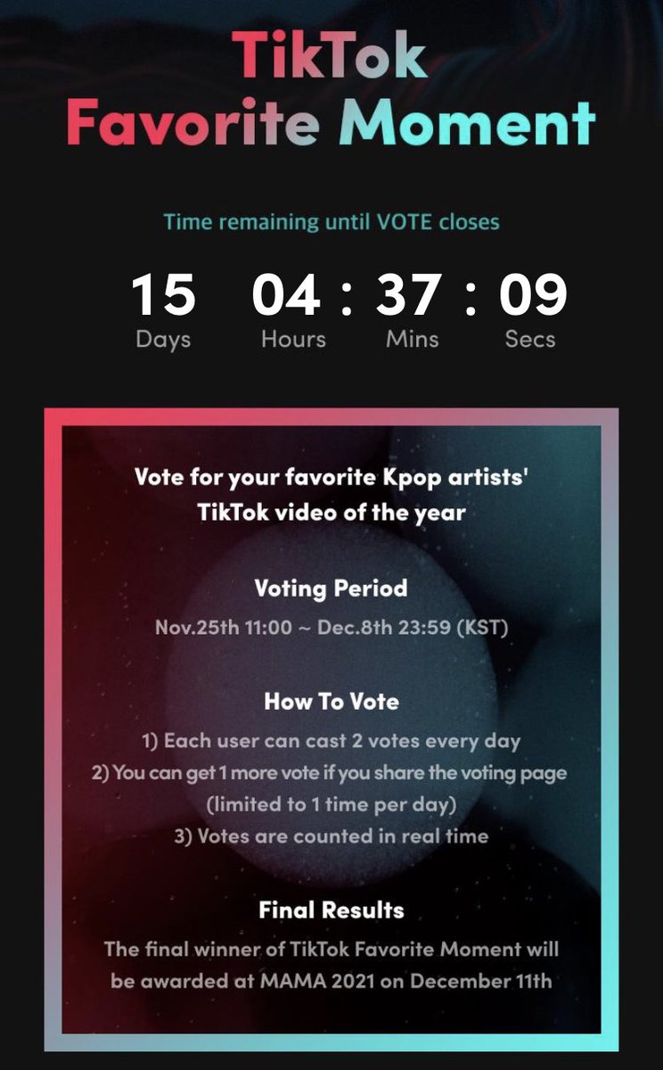 kyeomsta's tweet photo. SEVENTEEN is nominated for MAMA 2021 best tiktok moment! 📸🖤 https://t.co/Ak4VPhHZ5t