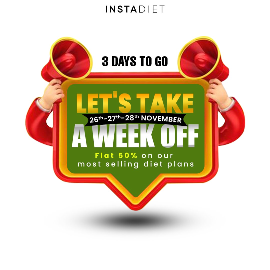 insta_diet's tweet photo. Good news for healthy food lovers! INSTADIET presents FLAT 50% OFF on 4 &amp; 8 week WEIGHT LOSS diet plans. 
Limited slots available.
Hurry! Book Your Slot Now. 

#instadiet #food #weightloss #loseweight #fooddelivery #offer #healthyliving #healthyeating #fitness https://t.co/bDA0c7fnwv