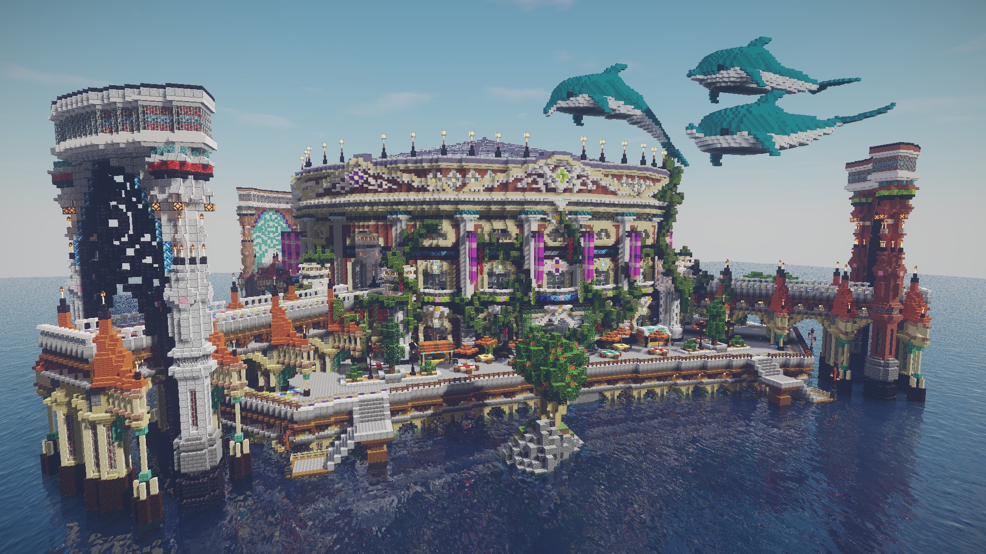 ぷっこ村のししゃも 海に浮かぶロビー 面白い形になりまんた マイクラ マインクラフト Minecraft建築コミュ バニラ建築学部 Minecraft T Co Ewtcthktz2 Twitter
