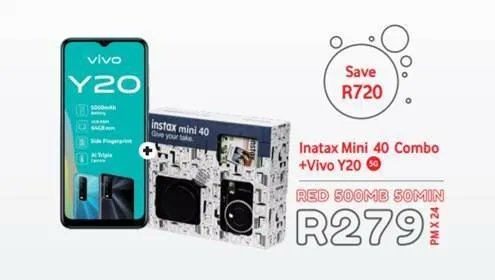 Get this amazing BLACK FRIDAY deal exclusive to Vodacom World from 26 – 29 November.

A camera and a phone combo to help you capture your special memories this festive season.
#Sponsored