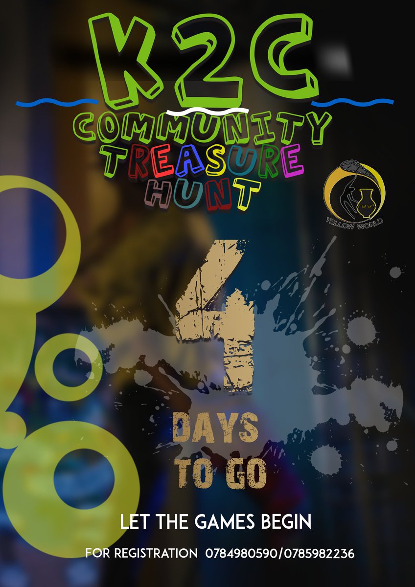 The countdown for the Treasure hunt is heating up as we are left with only 4 days to go. Interested participants to please register before end of day tomorrow as we have a limited number for players. You know you dont wanna miss this coz its gonna be fuuuuunn!😁😁
#Keytothecity