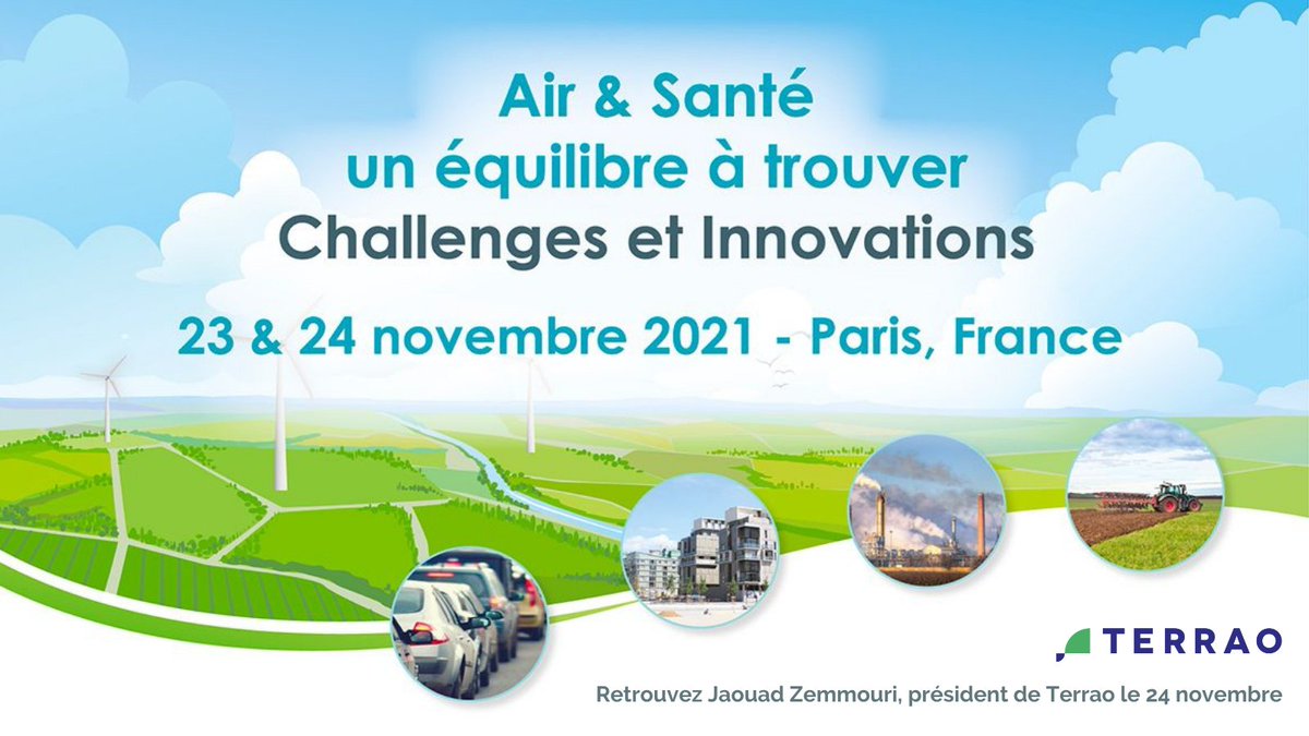 🗓📢Mercredi 24 novembre, <a href="/JaouadZemmouri/">jaouad zemmouri</a> prendra la parole pour échanger à propos de la solution TerraoPur et de la désinfection de l'air au congrès #Atmos'Fair à Paris ! 

👉Nous vous attendons nombreux pour parler de la #qualitédelair👈

#pollution #air #innovation