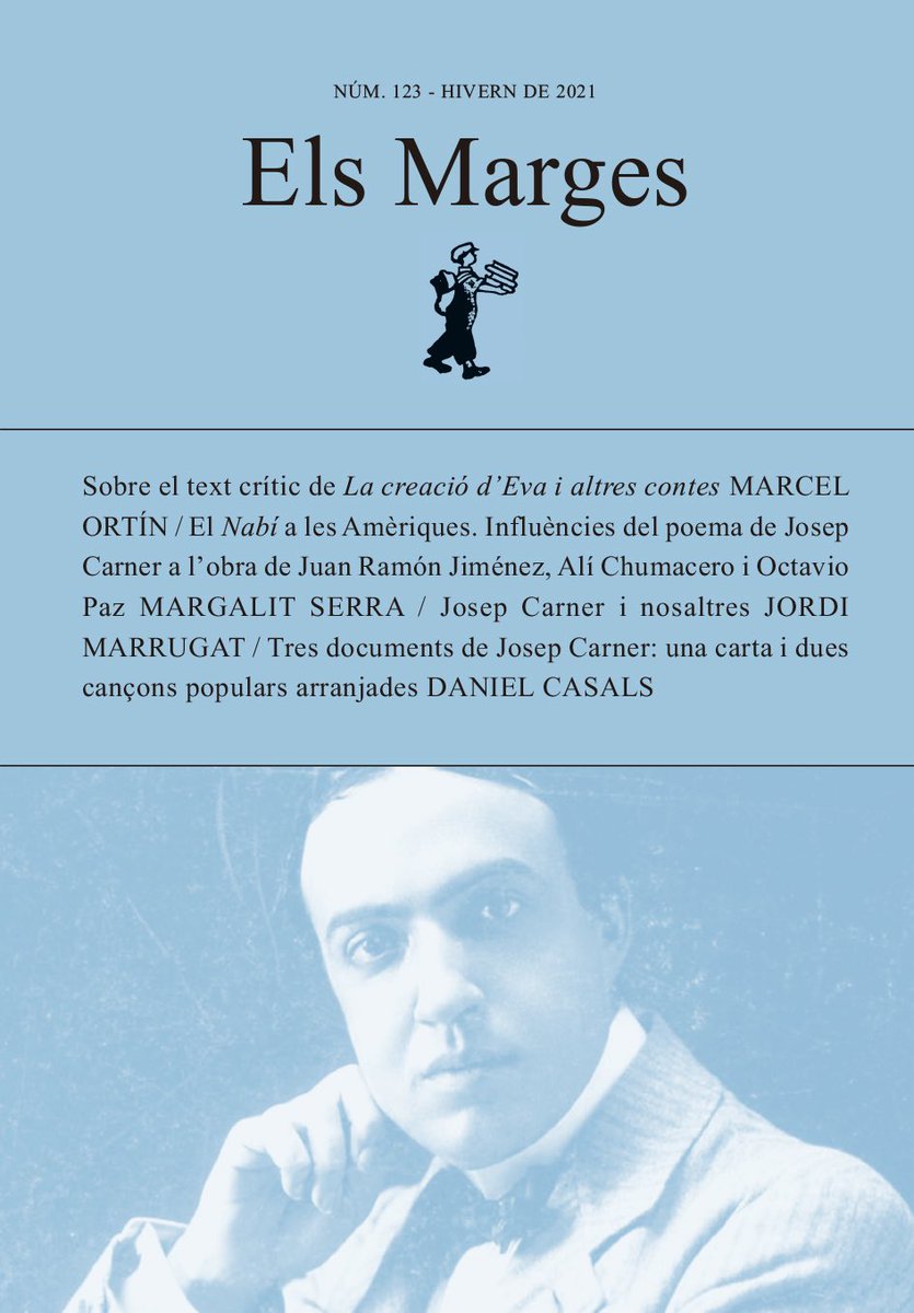 ElsMarges's tweet photo. Ep, Margalit Serra, que va publicar al monogràfic sobre #JosepCarner d’#ElsMarges (núm. 123, hivern de 2021), publica avui a @RevistaLectora un altre article de tema carnerià! No us els perdeu! https://t.co/U2Vf9YYCIS