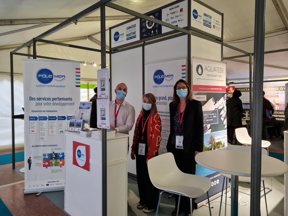 PoleMerMed's tweet photo. 🔴📣 Rencontrez nos experts de l'économie maritime présents à la 4ème édition du @SalonduLittoral qui réunit pendant deux journées les professionnels et acteurs du littoral sur le thème de "Le Littoral : vers le zéro impact ?" avec nos adhérents @AquatechInnov et #WaterRobotics https://t.co/vmEotnPW9u