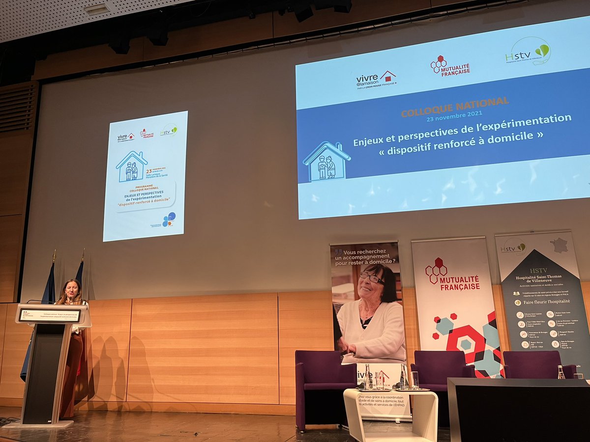 Colloque sur les enjeux et perspectives de l’expérimentation “dispositif renforcé à domicile” 😁
Pour que l’expérimentation se transforme en droit commun 👍
Approche domiciliaire, agilité, décloisonnement,…
<a href="/mutualite_fr/">Mutualité Française</a> <a href="/CroixRouge/">Croix-Rouge fr</a> <a href="/Sante_Gouv/">Ministère de la Santé</a> <a href="/BrigBourguignon/">Brigitte Bourguignon</a> @GirardjohanPro