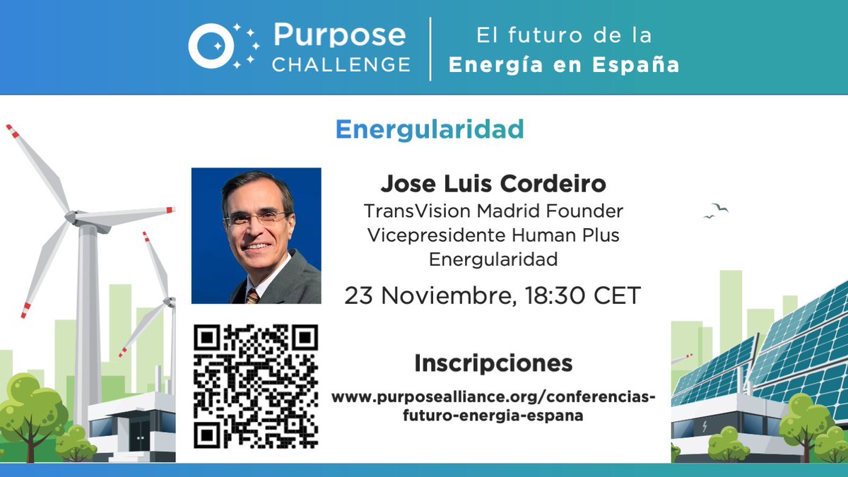 Cuerva's tweet photo. 🎙️ José Luis Cordeiro (@cordeiro) | Founder @transvisionmad1 VP #HumanPlus #Energularidad
"Energularidad"
- 18:30 horas
Inscríbete aquí: https://t.co/z47q7osl2i
#FuturoEnergíaEspaña #TransformaciónEnergética https://t.co/KvLsnnCbgE