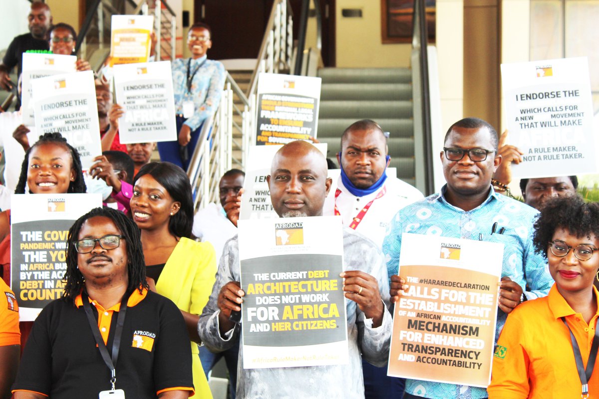 AFRODAD2011's tweet photo. The current debt architecture does not work for #Africa  and her citizens.The #HarareDeclaration seeks to see Africa be a Rule Maker and not a Rule Taker. Read the  declaration: https://t.co/BtkjQx15tm @JasonBraganza1 @RangaChikova @SEATINIUGANDA @Aurore_Sokpoh @StopIFF @sadcpf https://t.co/v7sx0mJcYI