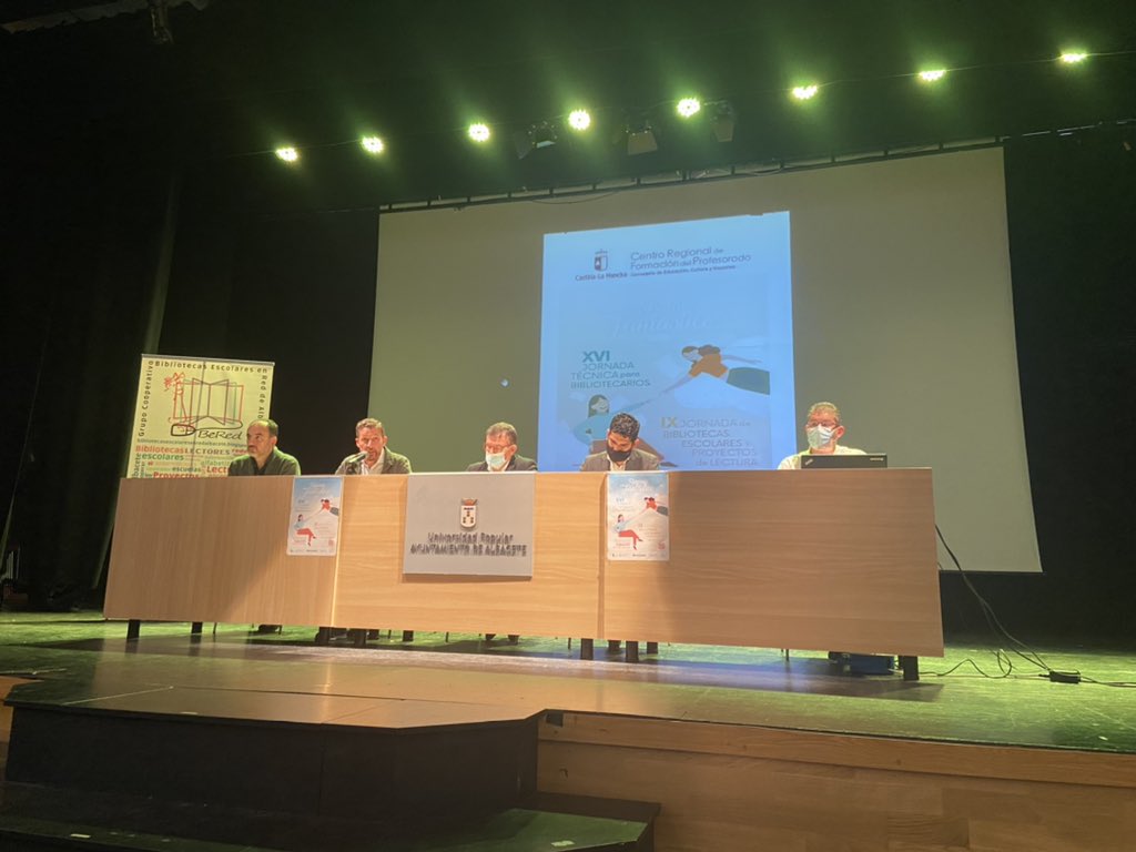 CCBiblio's tweet photo. Las #bibliotecaspúblicas y las #bibliotecasescolares se alían en las jornadas #binomiofantástico #bibliotecasescolares #bibliotecaspúblicas #BEREDAB #CRFPCLM #educajccm #Albacete #CLM #lectura #fomentodelalectura https://t.co/YIDCZy55KJ