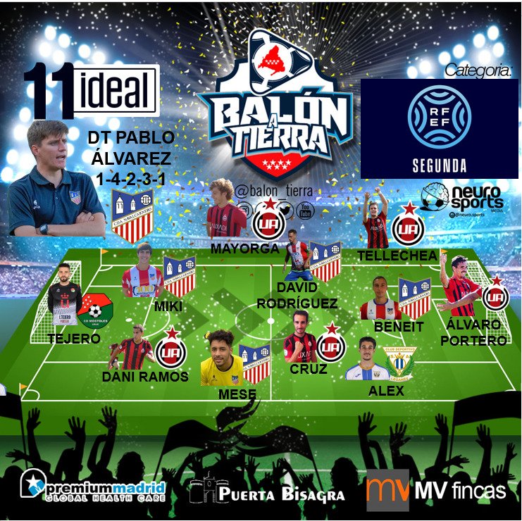 Aquí llega el 11 ideal la 2ª RFEF MADRILEÑA (Jornada 12a)

@premiummadrid
<a href="/mvfincas/">mvfincas</a>
@puertaBisagra
<a href="/descubretullave/">Descubre tu llavero (Merchandising)</a> 

#LosDestacadosDeLaJornada
#FútbolMadrileño
#2ªRFEF