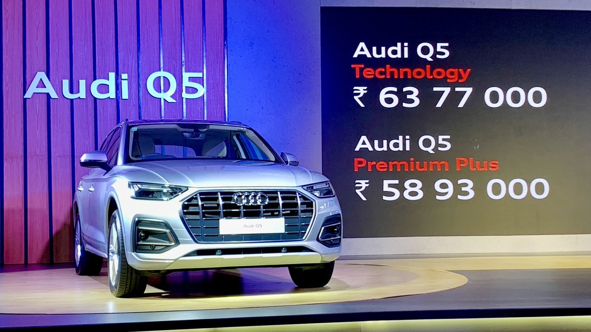 #AudiQ5 prices revealed. #FutureIsAnAttitude