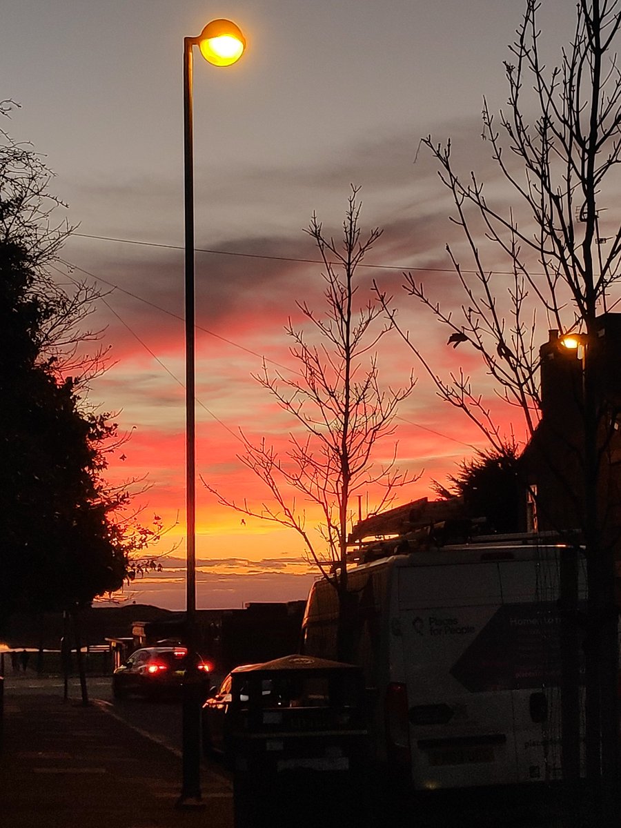 It's the Waterloo sunset time of year again. Here's last night's at South road Waterloo