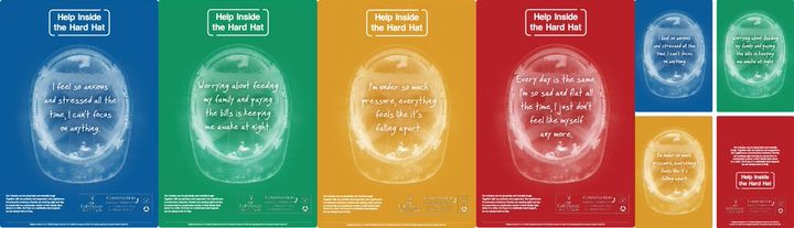 WeAreLHCharity's tweet photo. Have you seen our NEW posters?? 

These #HelpInsidetheHardHat posters try to touch on some of the many concerns men and women in the #constructionindustry experience each day. 

Download and share them to help shine a light on these issues.

https://t.co/ptXbXNJknM https://t.co/s1OFw2H2Fc