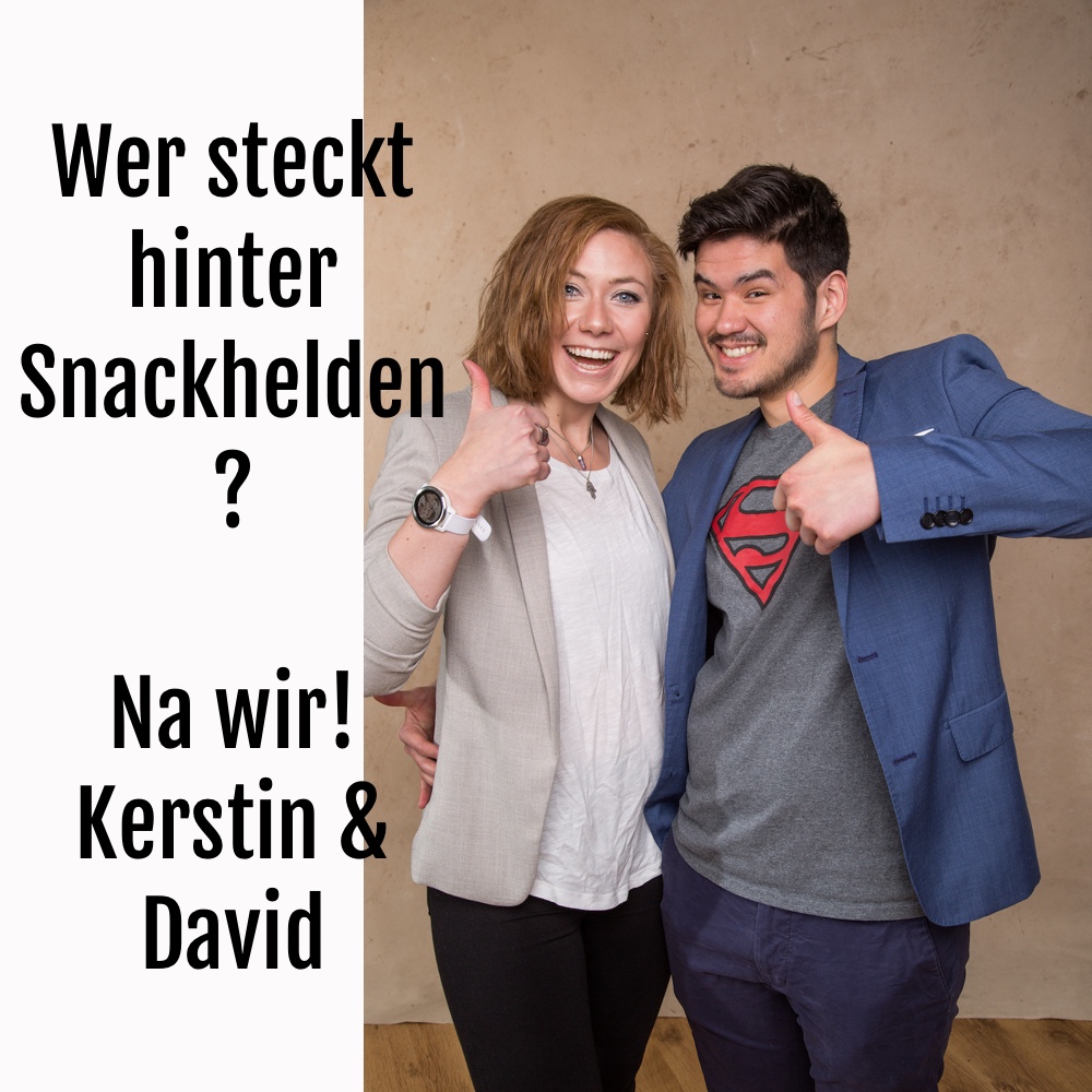 snackhelden's tweet photo. Hi! Wir sind Kerstin &amp; David und hatten irgendwann keine Lust mehr auf so viel zusätzlichen Zucker, leere Füllstoffe oder faul gelöste Snacks. Also haben wir Nägel mit Köpfen gemacht &amp; "Snackhelden" gestartet! Lasst uns zusammen gutes Snacking retten! 🙂

https://t.co/yJfHiKBGT6 https://t.co/la5FrAMgl8