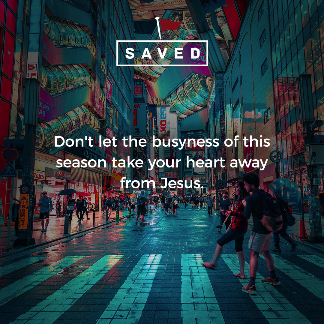 You're not supposed to be fixed on gifts, food, and money this Season. Your mind must be fixed in Christ, because it is the window to your heart.

#SAVED #Kaligtas