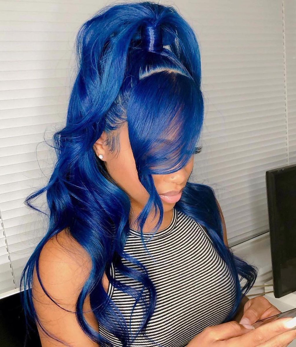 OQBeauty's tweet photo. 💙💙 Blue Style For Today's Hair https://t.co/EulFnvmE3n
