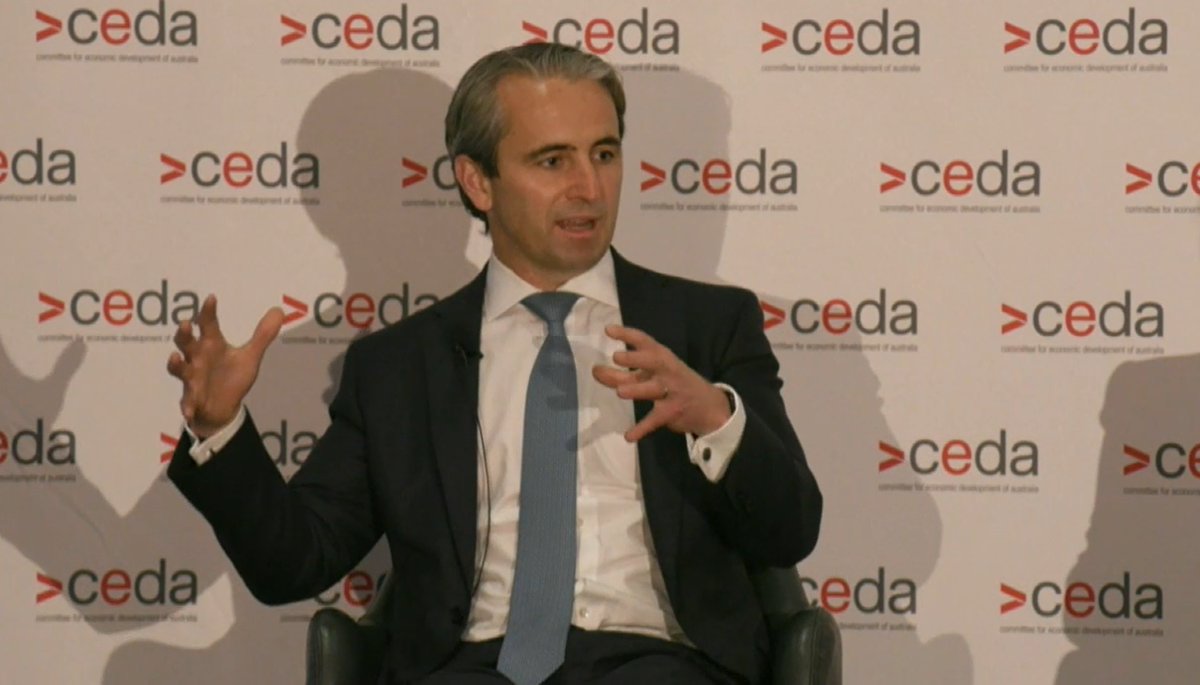 The pace of change "will only increase from here - and forever it will be so," <a href="/CommBank/">CommBank</a>'s Matt Comyn tells the #CEDADinner. "I think it's something we should embrace. Clearly customers are."