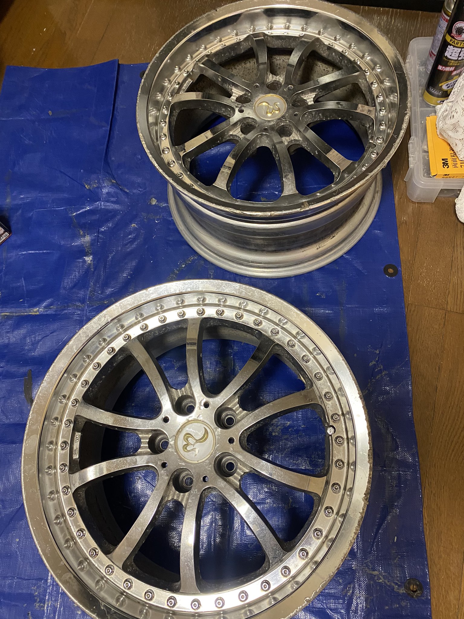 WORK Bersaglio ベルサリオ 18インチ 10J 鬼深リムWORK 