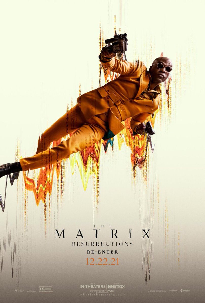CineBinger's tweet image. New posters for ‘The Matrix Resurrections’ has been released. 

Directed by Lana Wachowski.

With: Keanu Reeves, Carrie-Anne Moss, Jada Pinkett Smith, Yahya Abdul-Mateen II, Jessica Henwick, Jonathan Groff, Neil Patrick Harris, Priyanka Chopra Jonas, and Christina Ricci.