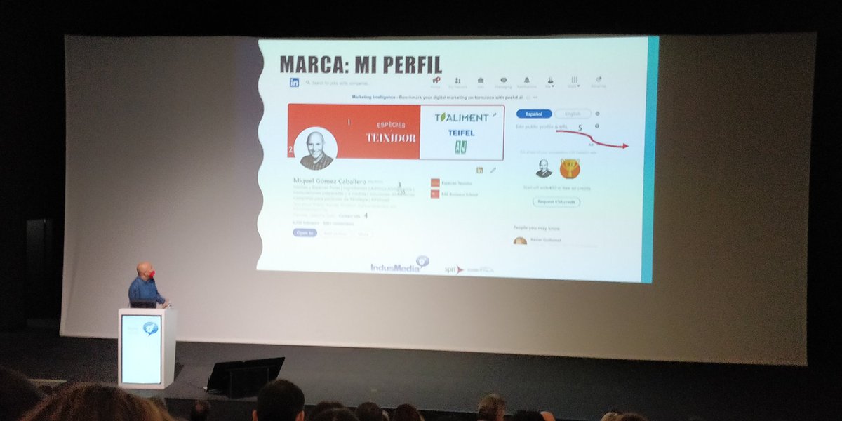 Interesante la charla de <a href="/mgocaballero/">Miquel Gómez Caballero</a> sobre #socialselling en <a href="/LinkedIn/">LinkedIn</a>. 
<a href="/IndusmediaMKT/">Indusmedia</a> <a href="/grupospri/">Grupo SPRI</a>