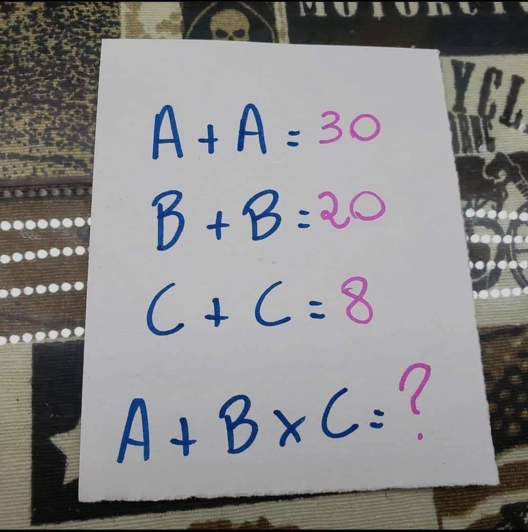 Sylvia98904720's tweet photo. Let us see who is smart today🤔..
Solve below... 👇👇⬇️⬇️ https://t.co/A3yEW6ql4v