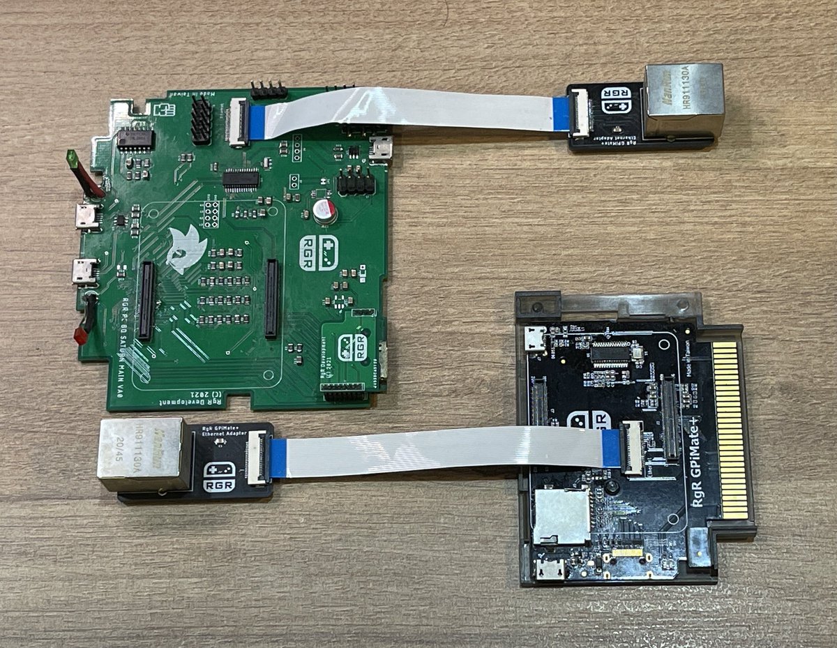 RgRDev's tweet photo. The Physical Gigabit Ethernet Adaptor for RGR GPiMate Plus - CM4, and it also works for Mini SS CM4 from RGR.
You can get the gerber files and BOM in the repo:
https://t.co/wL59mifoyO
#gpimateplus #miniss #raspberrypi #rpicm4 #cm4 #retrogamer #RetroGaming https://t.co/6JxD6T7gxp