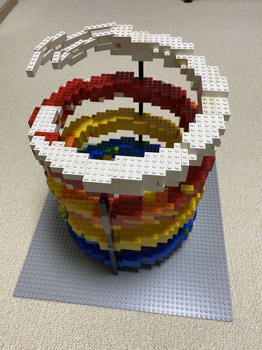 KOTOHir's tweet photo. #LEGO #spiral https://t.co/8aO16o518I