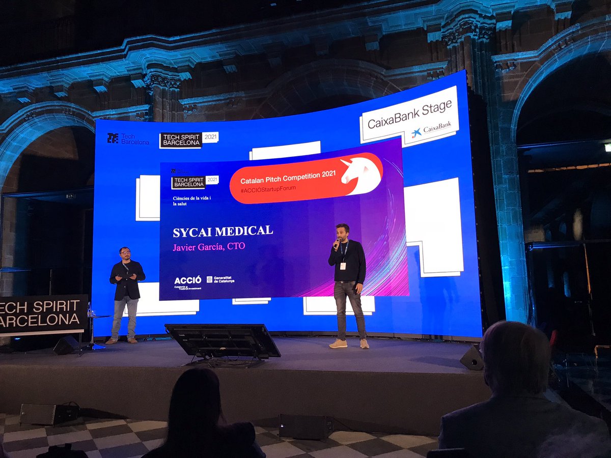 accio_cat's tweet photo. #ACCIÓStartupForum | Comença la Catalan Pitch Competition al #TechSpiritBarcelona. 

Les 8 #startups finalistes del sector de la salut són les primeres a enfrontar-te a la valoració del públic

https://t.co/H1Vo9ffLYC

@TechBarcelona https://t.co/wSBv9N80gO