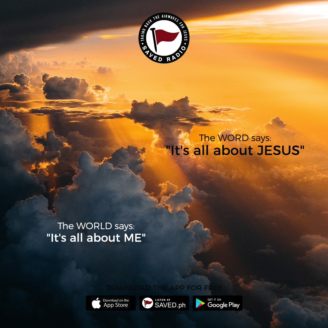 savedradioph's tweet photo. Self-centeredness became the heart of this generation. We should point people to the One who holds it all!

#SAVEDRadio #SAVED #Kaligtas #Jesus #megeneration #selfcare #selfie https://t.co/jdmdqCIfTH