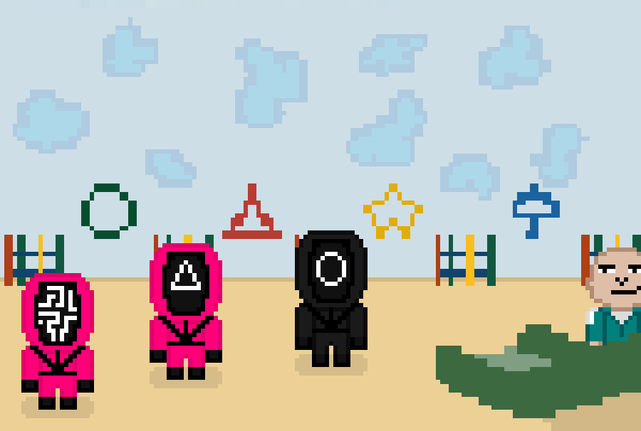 First reveal 🦑📸
Based on <a href="/wolfdotgame/">Wolf Game</a>
 
Twitter exclusive white-list to 500 people
1⃣ Follow <a href="/SquidGameETH/">NFT Squid Game - MINTING NOW</a>
2⃣ Like and Retweet this post
3⃣ Tag 3 friends in the replies
4⃣ DM us the address to white-list

#NFTCommunity #NFTGaming #wolfgame $wool