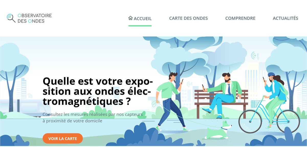 💻NOUVEAU site de l'Observatoire des Ondes !

👋Chanceux habitants de #Bruxelles #Paris #Bordeaux #Nantes #Rennes #Mulhouse #Orléans #Marseille découvrez les mesures de l'exposition aux champs électromagnétiques ds les quartiers déjà équipés des capteurs WAVE-001 conçus par EXEM.