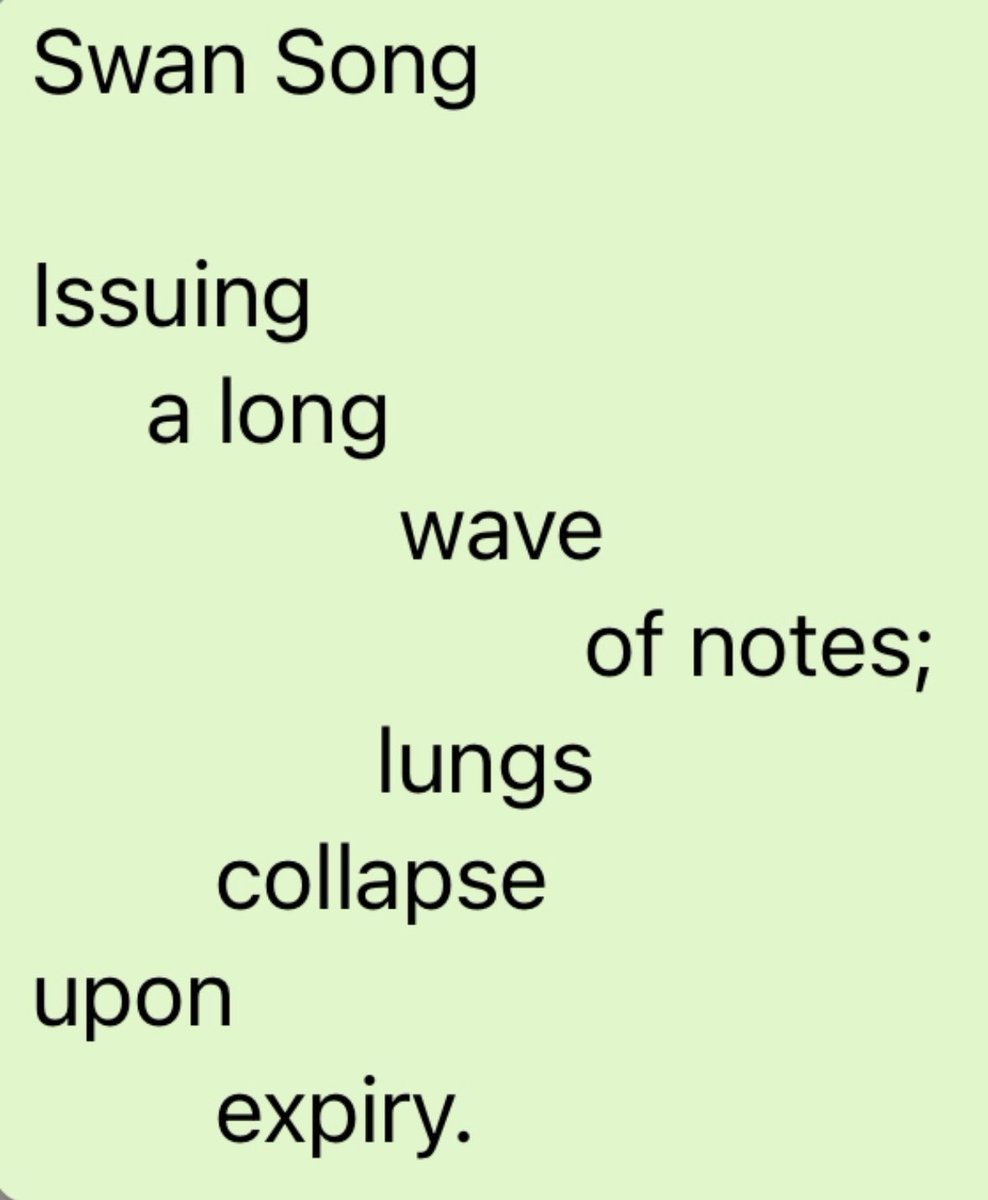 SoonestN's tweet photo. Good morning friends, here is my #poem for today’s #TopTweetTuesday hosted by Jen Feroze @jenlareine. Hoping this gives us something to chew upon. Holla and let me know what you think about this found piece. 

#ProjectOnePoet #Project1Poet #poems #writing https://t.co/cIYHVhVHkm