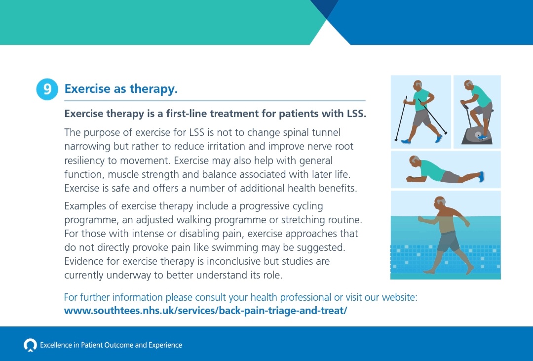 BIG NHS UPDATE!!! 

Our pt facing Lumbar Spinal Stenosis (LSS) booklet is now live and ready to download and use!!!

southtees.nhs.uk/services/back-…

Thanks so much to <a href="/EmmersonUK/">Emmerson Marketing</a> <a href="/SouthTees/">South Tees Hospitals</a> 

Special contributions from <a href="/AnninaBSchmid/">Annina Schmid</a> and @PainCurious