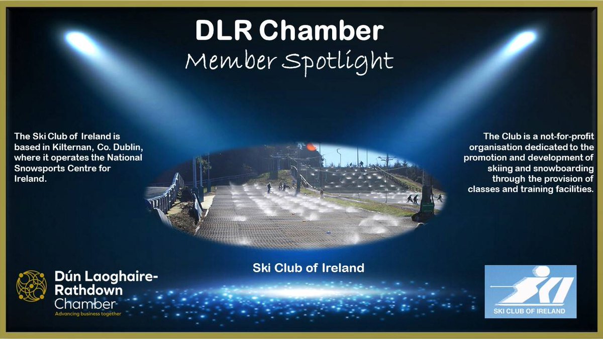 #DLRMemberSpotlight - <a href="/SkiClubIreland/">Ski Club of Ireland</a>

Facilities at Kilternan are among the finest dry slopes in Europe - 180m main slope, 130m intermediate slope, served by modern Poma lifts, 2 Snowflex slopes, travellator lifts &amp; low-level misting systems

Wishing the team continued success👏