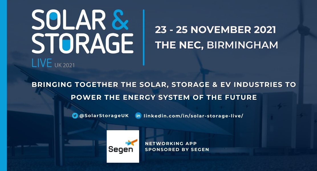 Welcome to Day One of #SolarStorageLive!

We're so excited to be back live and in-person in Birmingham for 3 days of exhibitions, conference sessions and networking.

➡️ Login to our networking app: app.swapcard.com/event/solar-an…

➡️ Get free tickets: secure.terrapinn.com/V5/step1.aspx?…