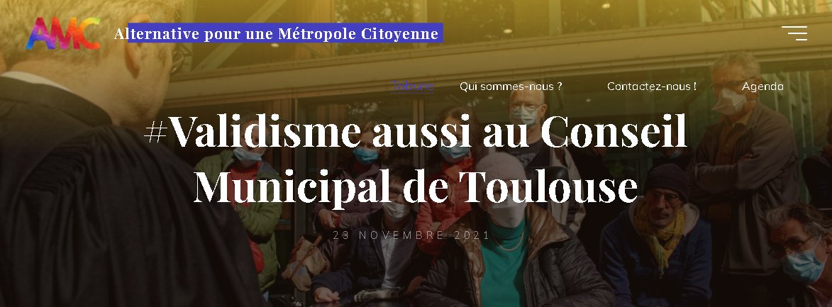 🔴Thread : le #validisme en politique et ses conséquences directes sur ma vie et mon rôle d'élue. Elue d'opposition au sein du conseil municipal de Toulouse ainsi qu'au conseil de la métropole depuis juillet 2020, je me vois aujourd'hui contrainte... tinyurl.com/5v3as6ww