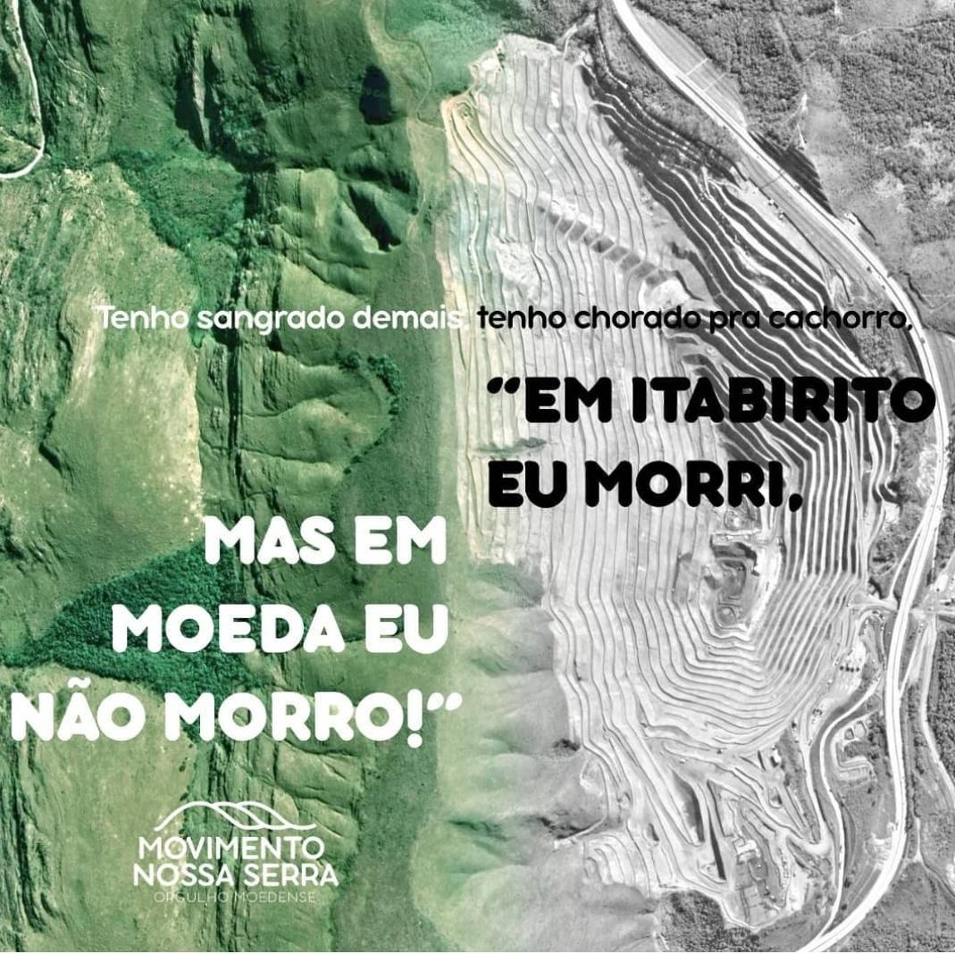 mercescarvalh's tweet photo. Manifestem o seu #salveaserradamoeda
#foragerdau
Chega de fazer buraco... Em Moeda não! https://t.co/kWzTrdlFBS