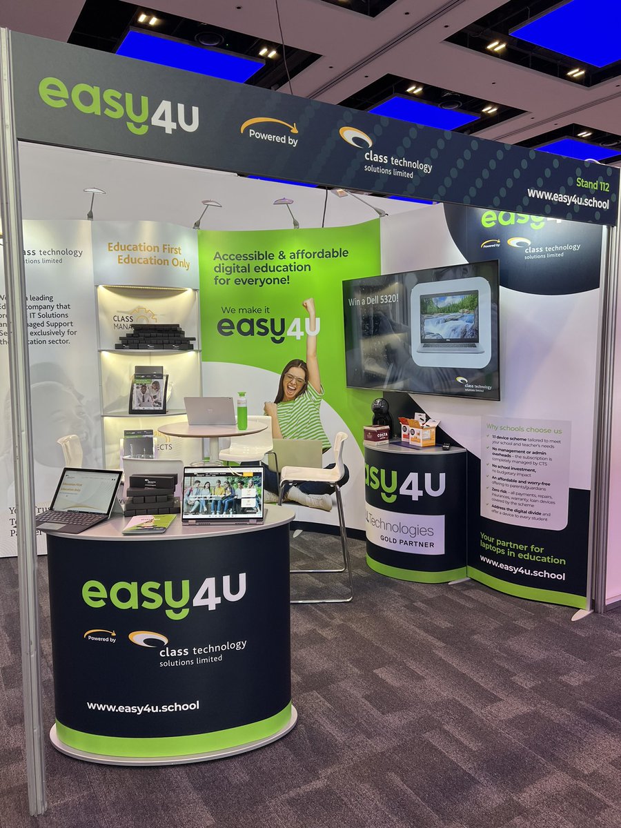 classtechsol's tweet photo. Are you at #ISBAConf21? Join Richard, Sagar and Peter to talk our #easy4u solution and our #ManagedServices - and come to our stand for a chance to win a #DELL 5320! #education #digital #easy4u https://t.co/93yjejfl3v