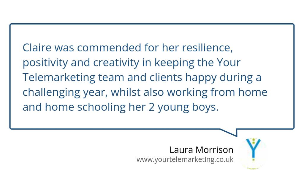 Employee of the Year Award Winner

Read the full article: Employee of the Year Award Winner
▸ lttr.ai/pIhj

#BusinessDevelopment #Telemarketing #marketingstrategy