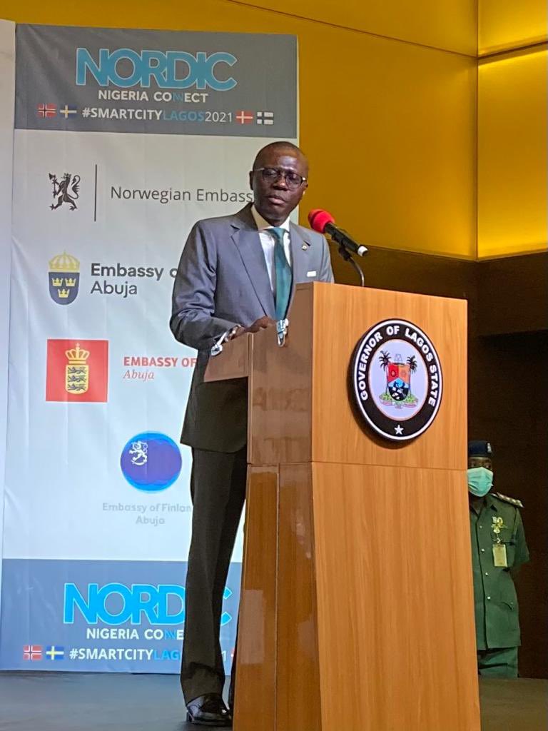 Finland_Nigeria's tweet photo. Nordic - Nigeria Connect is on! Governor Sanwo-Olu delivering his welcoming remarks - now, in Lagos.
🇫🇮🇸🇪🇩🇰🇳🇴🇳🇬
#SmartCityLagos2021
#NNC2021 https://t.co/O5grbjcJob