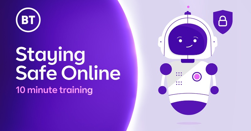 GoodThingsFdn's tweet photo. Today is Safer Internet Day, if you want to help people to stay safe online, @BTGroup have a online safety course to help.
