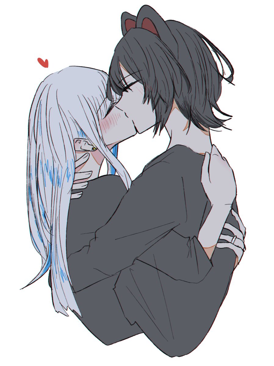 戌亥とこ ,リゼ・ヘルエスタ 「💕🥰💍💍🐶💕 」|霊体のイラスト