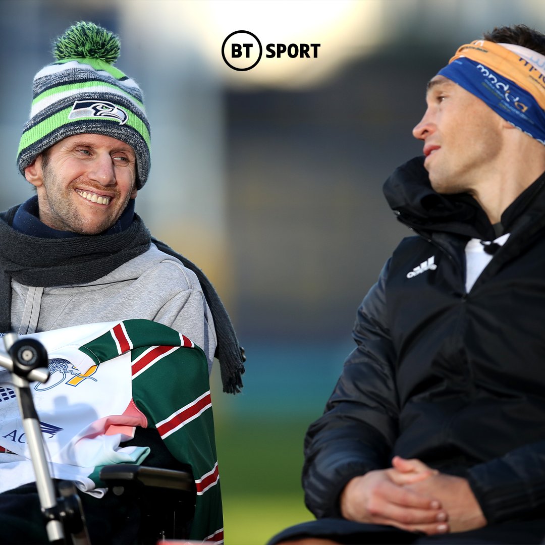 Rugby on TNT Sports (@rugbyontnt) on Twitter photo Inspirational.
Kevin Sinfield completes his 24-hour 101-mile run raising money and awareness of motor neurone disease.
The <a href="/LeicesterTigers/">Leicester Tigers</a> coach, who finished his Extra Mile Challenge with the daughter of Rob Burrow, Macy, has raised more than £700,000.
#TheExtraMile Inspirational.
Kevin Sinfield completes his 24-hour 101-mile run raising money and awareness of motor neurone disease.
The <a href="/LeicesterTigers/">Leicester Tigers</a> coach, who finished his Extra Mile Challenge with the daughter of Rob Burrow, Macy, has raised more than £700,000.
#TheExtraMile