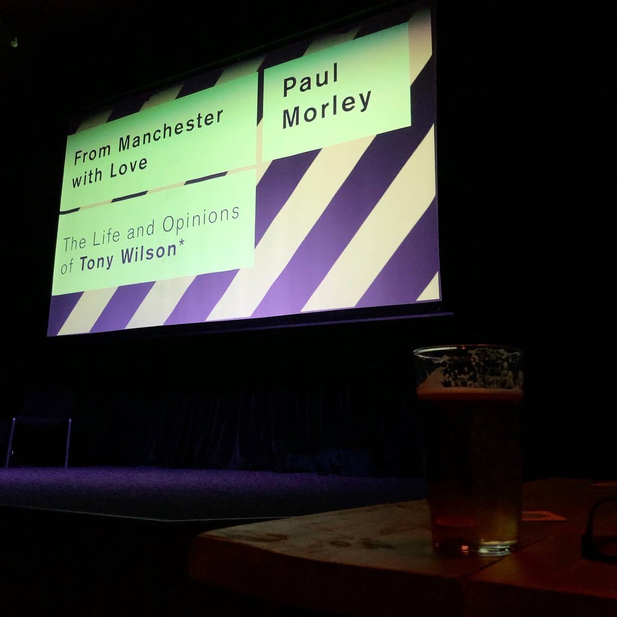 manchesterbeeco's tweet photo. Enjoyed this last night • Paul Morley + @fergal_41 @thetradesclub #frommanchesterwithlove https://t.co/HIKOZMbnu3