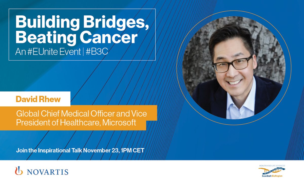 ScanBalt's tweet image. 📣Are you planning on tuning in for #B3C’s Inspirational Talks? Join us today at 1pm CET as we welcome @drhew of @microsoft! #EUnite 
👉bit.ly/B3CTalks1